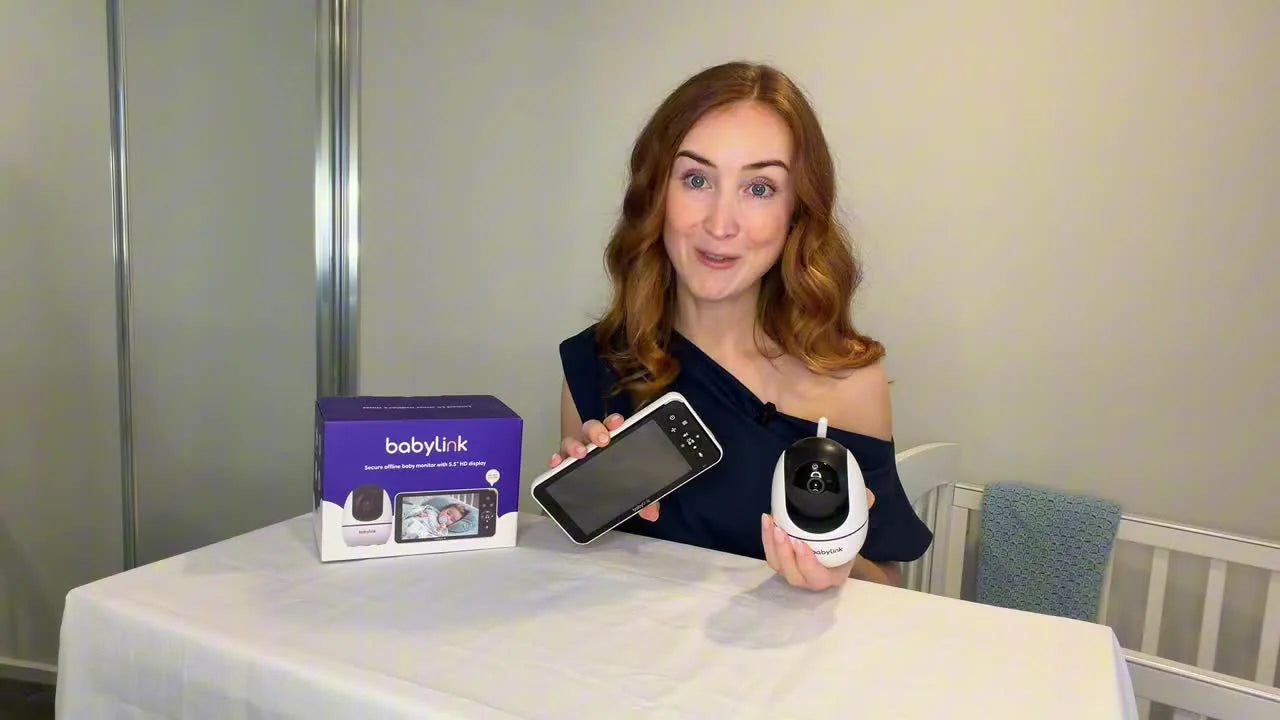 Babylink product demonstration with the monitor and camera